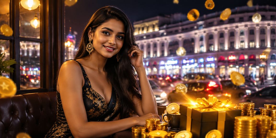 Night market in Connaught Place Delhi with vibrant lights
