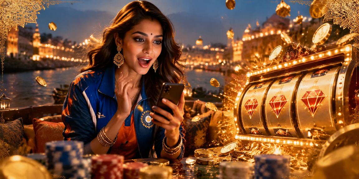 Lucknow old city setting with enthusiasts playing card games